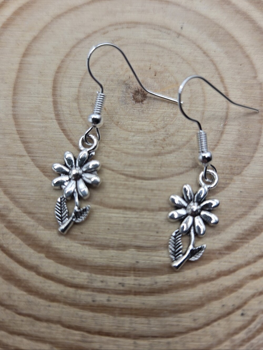 Flower Charm Earrings